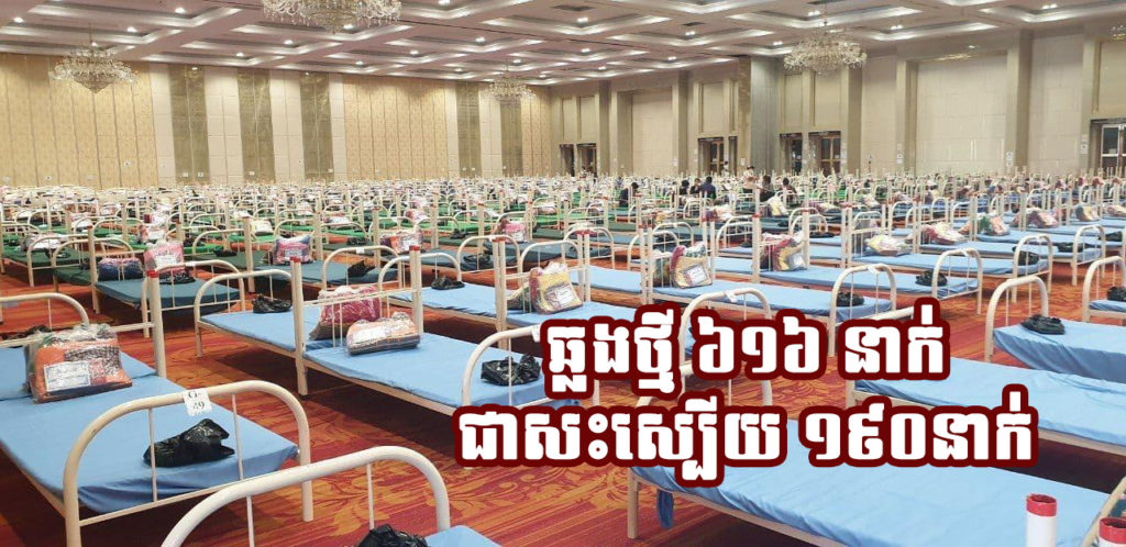 TOP NEWS: ថ្ងៃនេះក្រសួងសុខាភិបាលរកឃើញអ្នកឆ្លងកូវីដថ្មី ចំនួន ៦១៦នាក់ និងជាសះស្បើយ ១៩០នាក់