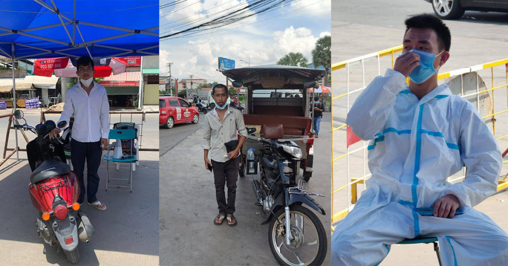 ឃាត់ខ្លួនមនុស្ស៣នាក់ ម្នាក់ជាជនជាតិចិន ដែលធ្វើដំណើរពេលបិទខ្ទប់គ្មានឯកសារត្រឹមត្រូវ និងបុកបារ៉ាស់សមត្ថកិច្ចនៅគោលដៅខណ្ឌជ្រោយចង្វារ