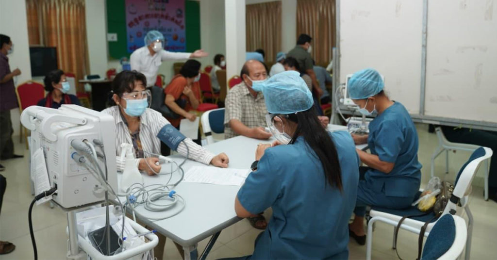 ៩ថ្ងៃនៃយុទ្ធនាការចាក់វ៉ាក់សាំងស៊ីណូវ៉ាក់ ចាក់បានជាង ៣៥ម៉ឺននាក់