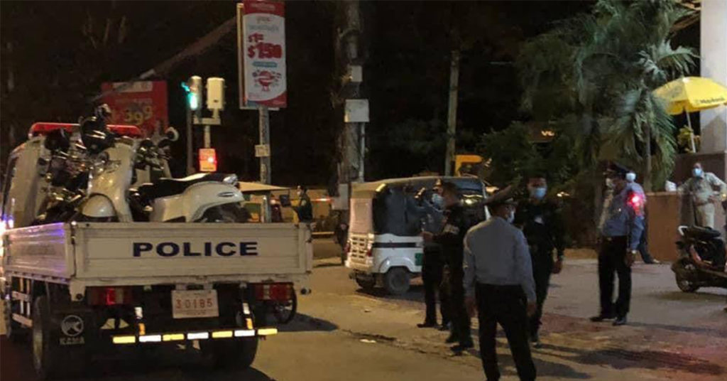 អាជ្ញាធររាជធានីភ្នំពេញ អនុវត្តបម្រាមគោចរឃាត់បានយានយន្តចំនួន៧គ្រឿងទៀត នៅយប់មិញ