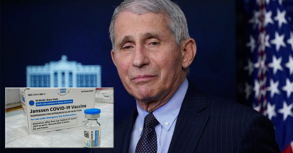 លោកវេជ្ជបណ្ឌិត Fauci រំពឹងថា សេចក្តីសម្រេចលើវ៉ាក់សាំង Johnson &Johnson នឹងដឹងលទ្ធផលនៅថ្ងៃទី២៣ ខែមេសា