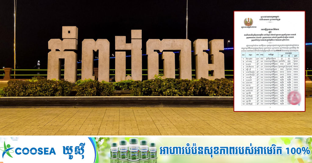 រដ្ឋបាលខេត្តកំពង់ចាម រកឃើញ និងបង្ហាញអត្តសញ្ញាណ អ្នកកើតកូវីដ ៥៥នាក់