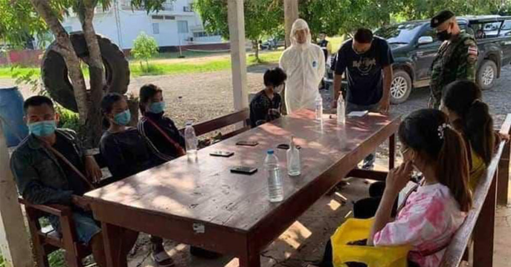 ថៃចាប់បញ្ជូនមនុស្ស១៣នាក់ មកកម្ពុជាវិញ ក្រោយលួចឆ្លងដែនចូលខុសច្បាប់, អាជ្ញាធរយកមនុស្សទាំងនោះទៅពិនិត្យសំណាក និងធ្វើចត្តាឡីស័ក