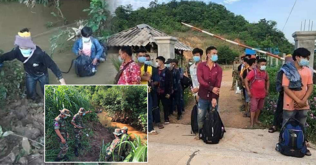 កម្លាំងសមត្ថកិច្ចឃាត់មេខ្យល់២នាក់ និងពលករ១៩នាក់ ករណីលួចឆ្លងដែនខុសច្បាប់ ចូលទៅប្រទេសថៃ