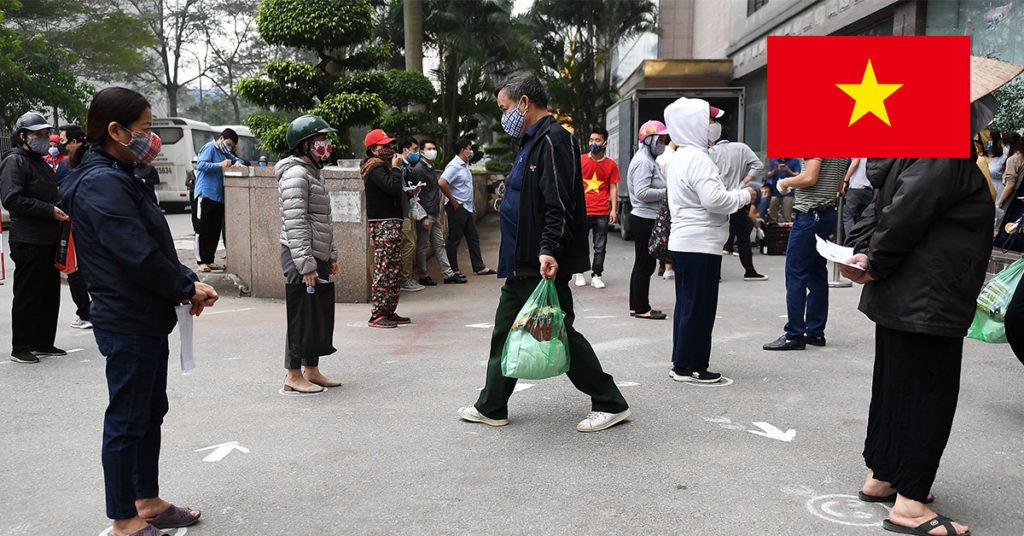 វៀតណាមរកឃើញករណីឆ្លងកូវីដ-១៩ ចំនួន២៨នាក់ទៀត នៅតំបន់បិទខ្ទប់ភាគខាងជើងប្រទេស