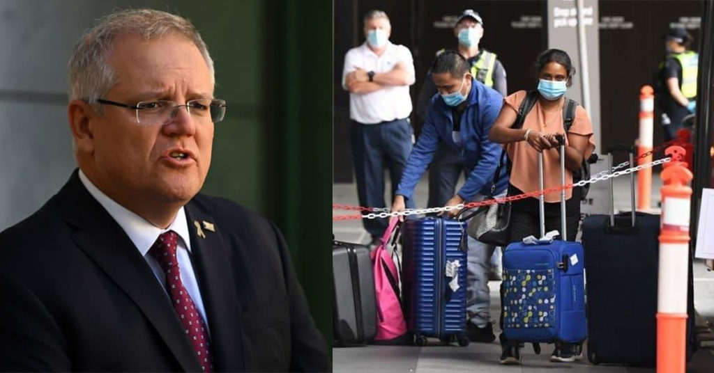 នាយករដ្ឋមន្ត្រីអូស្ត្រាលី ដកថយពីការព្រមានដាក់ពន្ធនាគារ ជុំវិញបម្រាមធ្វើដំណើរមកពីឥណ្ឌា ក្រោយរងការរិះគន់