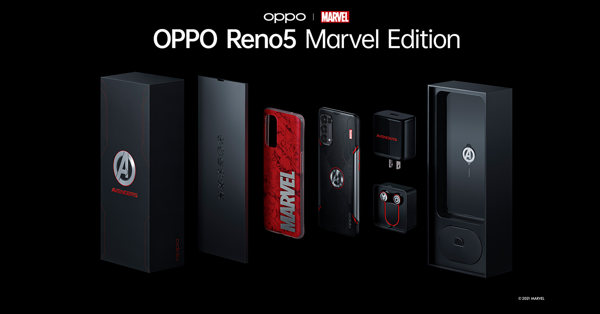 អ្នកណាខ្លះហ្វេន Avengers? OPPO RENO5 Marvel Edition ចំនួនមានកំណត់ ប្រញាប់ឡើងដើម្បីក្លាយជាម្ចាស់ស្មាតហ្វូនដ៏ខ្លាំងក្លា