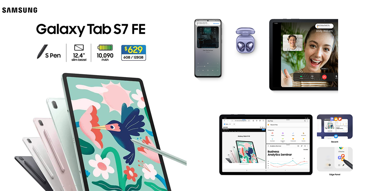 ថេបប្លេត Samsung Galaxy Tab S7 FE ដែលទទួលបានការគាំទ្ររហូតអស់ស្តុក Pre-order មុនពេលកំណត់ឥឡូវបានដាក់លក់ផ្លូវការជូនហើយ…!