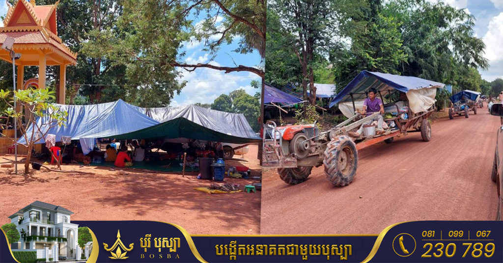 គិតត្រឹមរសៀលថ្ងៃទី៣០ ខែសីហានេះ ចំនួនប្រជាពលរដ្ឋស្នាក់នៅចម្ការ លោក ខឹម វាសនា គឺមានអ្នកចាកចេញតិចនៅឡើយ ខណៈសល់តែប៉ុន្មានម៉ោងទៀត ថ្ងៃឱសានវាទនឹងត្រូវផុត