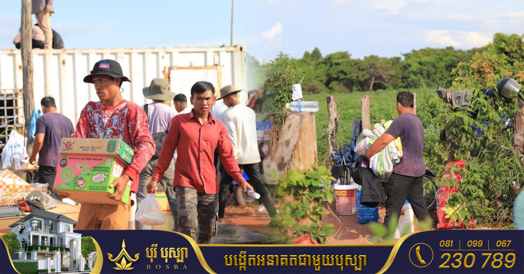 ពលរដ្ឋប្រមាណ៥ពាន់នាក់ហើយ បានចាកចេញពីដីចម្ការរបស់លោក ខឹម វាសនា