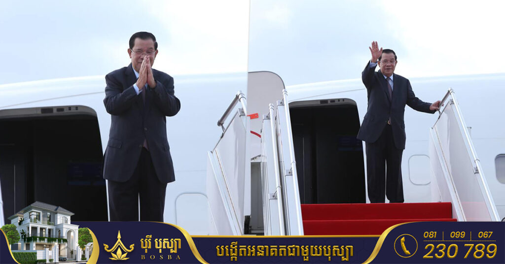 សម្តេចតេជោ ហ៊ុន សែន បានដឹកនាំគណៈប្រតិភូ ចាកចេញពីកម្ពុជាហើយ ដើម្បីចូលរួមមហាសន្និបាត UN លើកទី៧៧, បំពេញទស្សនកិច្ចនៅគុយបា និងចូលរួមបុណ្យសពលោក អាបេ