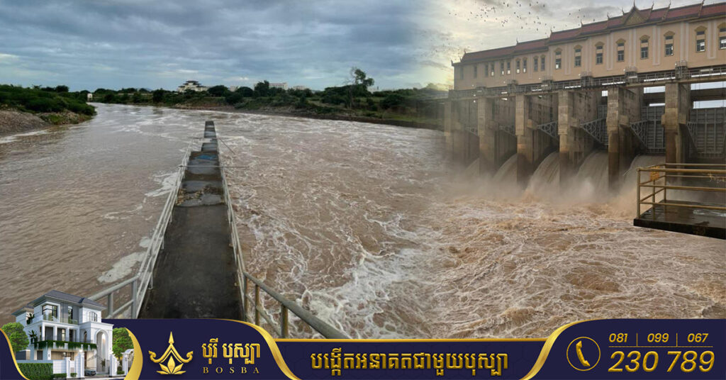 រដ្ឋបាលខេត្តបាត់ដំបង ផ្អាករថយន្តដឹកទំនិញធុនធ្ងន់គ្រប់ប្រភេទ ធ្វើចរាចរណ៍ចូលក្នុងក្រុងបាត់ដំបង ជាបណ្ដោះអាសន្ន ដោយសារជំនន់ទឹកស្ទឹងសង្កែហក់ឡើងខ្លាំង