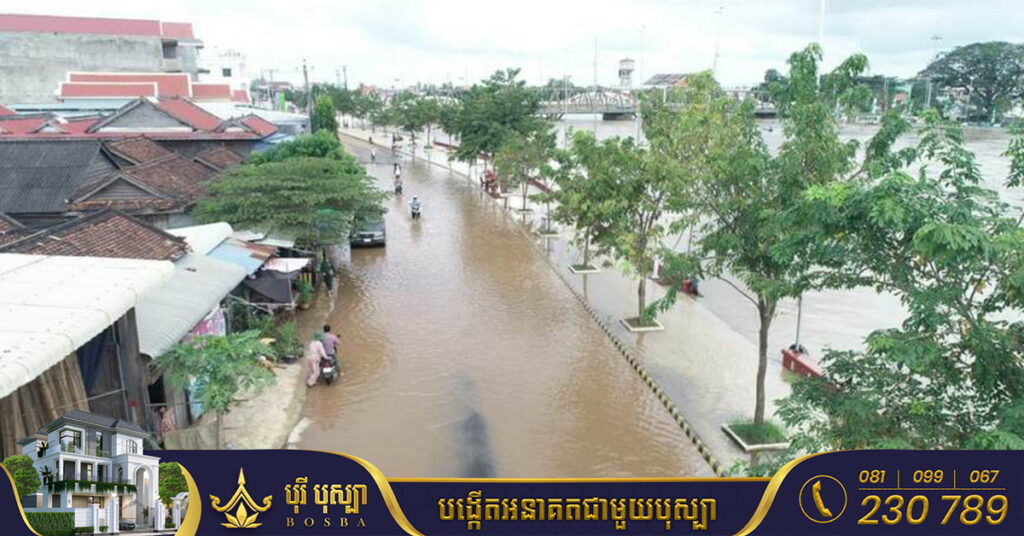 ស្ថានភាពទឹកស្ទឹងសែននៅតែបន្តហក់ឡើង តែមិនទាន់ដល់កម្រិតប្រកាសអាសន្ននោះឡើយ