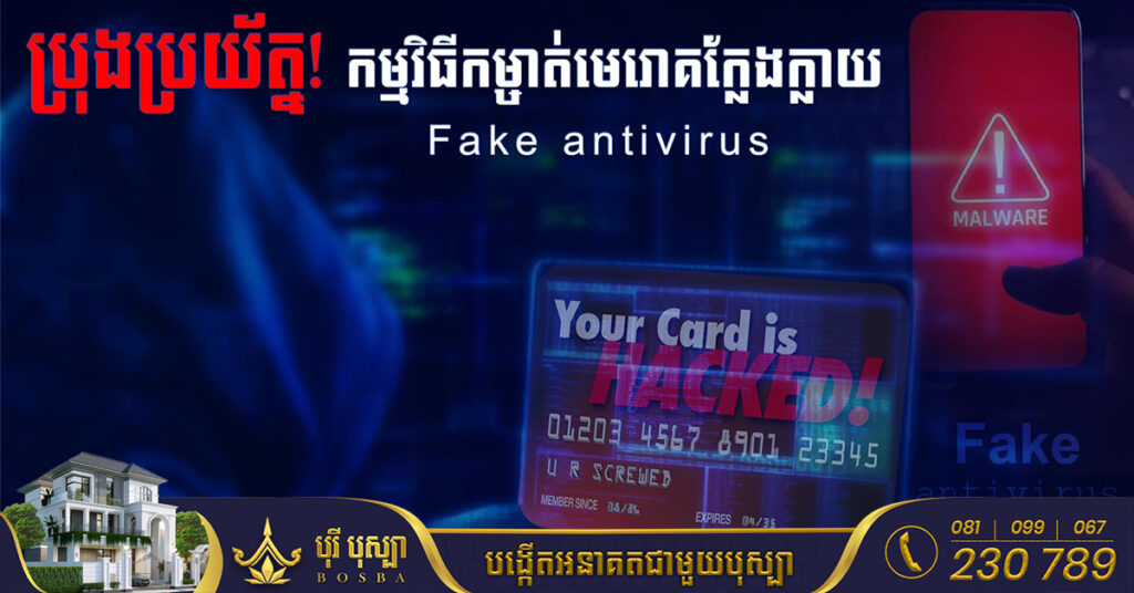 សូមប្រុងប្រយ័ត្ន! កម្មវិធីកម្ចាត់មេរោគក្លែងក្លាយ ក្រោយអ្នកប្រើប្រាស់ទូរស័ព្ទដៃ Android ប្រមាណ ៦ម៉ឺនករណី ត្រូវបានលួចលុយក្នុងគណនីធនាគារ