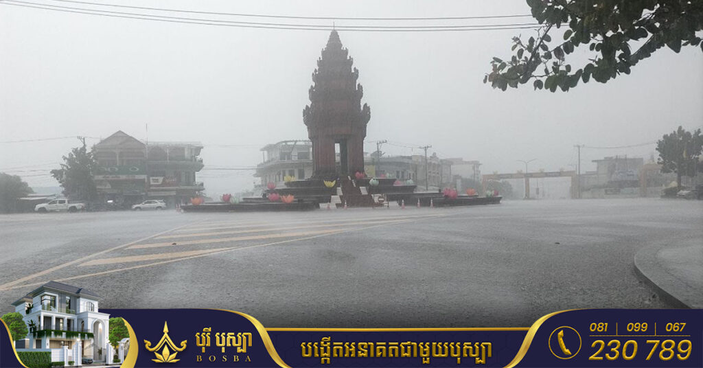 ចាប់ពីថ្ងៃស្អែក ដល់ថ្ងៃទី១៨ ខែតុលា ភ្លៀងនៅតែបន្តធ្លាក់ ដោយឡែករាជធានីភ្នំពេញ និងបណ្ដាខេត្តខ្លះ អាចមានភ្លៀងក្នុងកំរិតខ្សោយ លាយឡំដោយខ្យល់កន្ត្រាក់