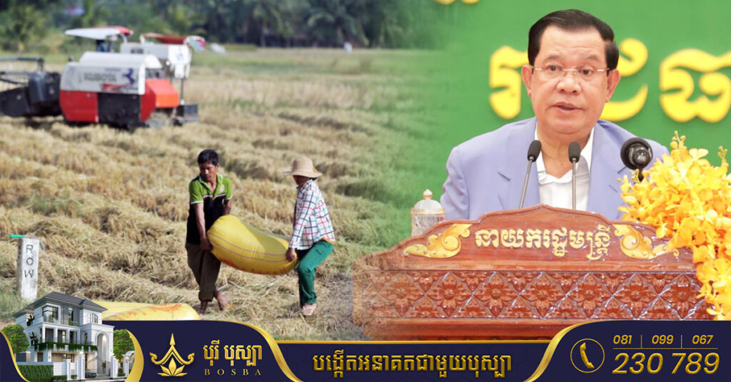 សម្តេចតេជោ ណែនាំដល់មន្ត្រីកសិកម្មទាំងអស់ត្រូវដោះស្រាយបញ្ហាភ្លាមៗជូនប្រជាពលរដ្ឋដោយ ត្រូវចុះវាយតម្លៃផលប៉ះពាល់ដំណាំស្រូវចែកពូជឱ្យពលរដ្ឋជាបន្ទាន់