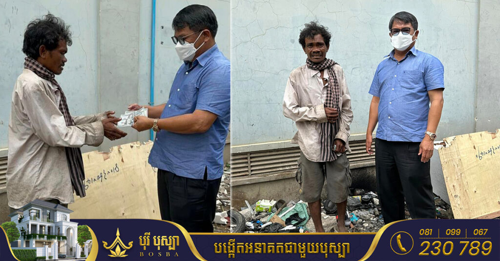 លោក ផែង វណ្ណៈ នាំយកថវិកាចំនួន ៤០០ដុល្លារ ជូនបុរសរើសអេតចាយ និងចង់បង់ផាកពិន័យរទេះអេតចាយជំនួសម្ចាស់ផងដែរ