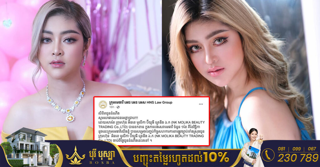 ក្រុមហ៊ុនមេធាវីមួយចេញលិខិតបញ្ចប់ការការពារផ្លូវច្បាប់ដល់មេតុងទីនអនឡាញ ម៉ូលីកា ដោយសារខកខានមិនបានបង់ថ្លៃសេវាអោយ