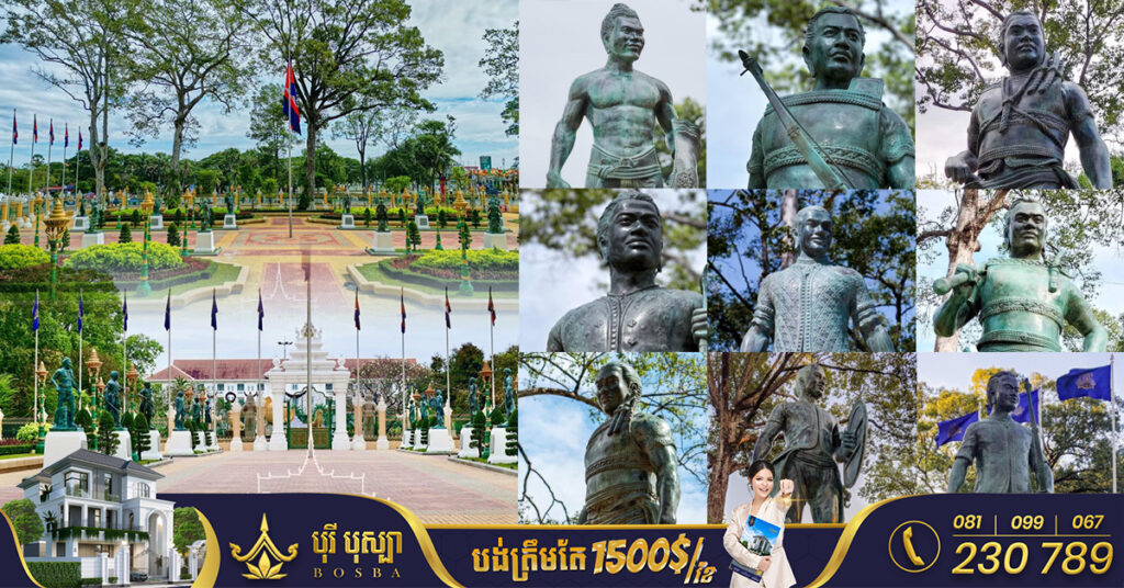 មកស្គាល់ពីឈ្មោះ និងស្នាដៃរបស់មេទ័ពខ្មែរសម័យអង្គរ ១២រូប ដែលមានរូបសំណាកនៅសួនព្រះរាជដំណាក់ក្រុងសៀមរាប