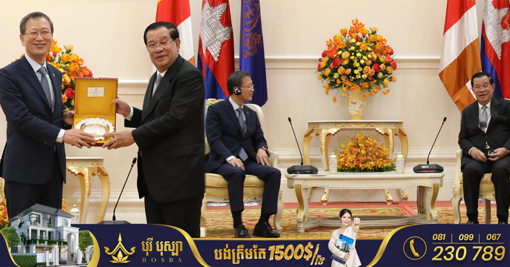 សម្ដេចតេជោហ៊ុន សែន គាំទ្រចំពោះគម្រោងកែច្នៃសំរាមទៅជាថាមពលរបស់ក្រុមហ៊ុនអេកូខេមកូរ៉េ