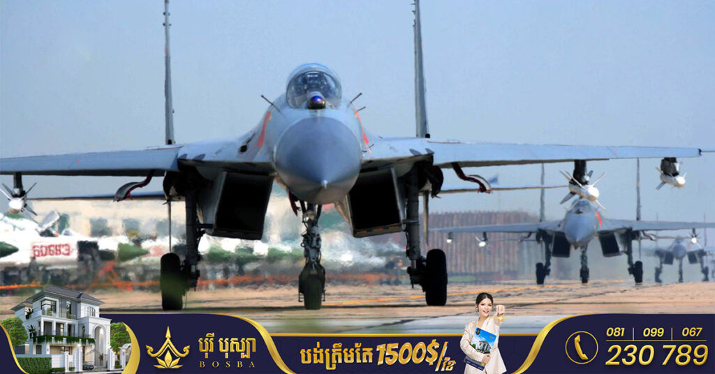 យន្តហោះយោធាចិនរាប់សិបគ្រឿង ត្រូវបានគេឃើញហោះហើរជុំវិញកោះតៃវ៉ាន់