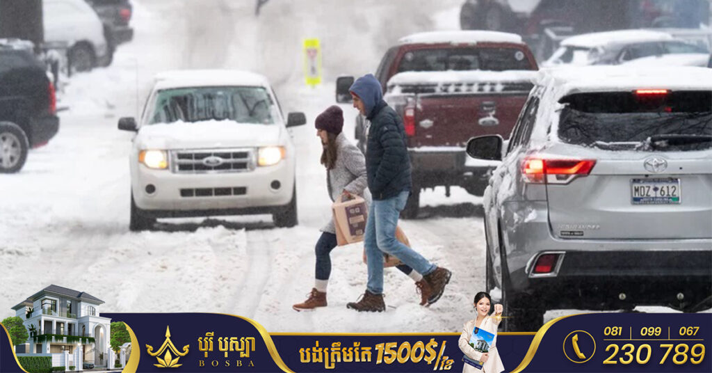 ព្យុះព្រិលទឹកកកបានបន្តធ្វើឲ្យពលរដ្ឋអាមេរិកកើនដល់ ៤៧នាក់បាត់បង់ជីវិត