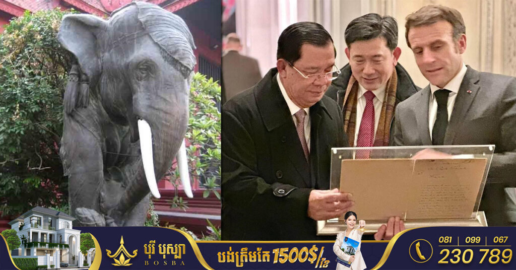 កម្ពុជាកំពុងដំណើរការសាងសង់រូបសំណាក «រូបពីរ ឬវិមានរំឰកដល់អ្នកបាត់បង់ជីវិត ក្នុងសង្គ្រាមលោកលើកទី១» ជាស្ដូបអនុស្សាវរីយ៍មិត្តភាពកម្ពុជា-បារាំងឡើងវិញ