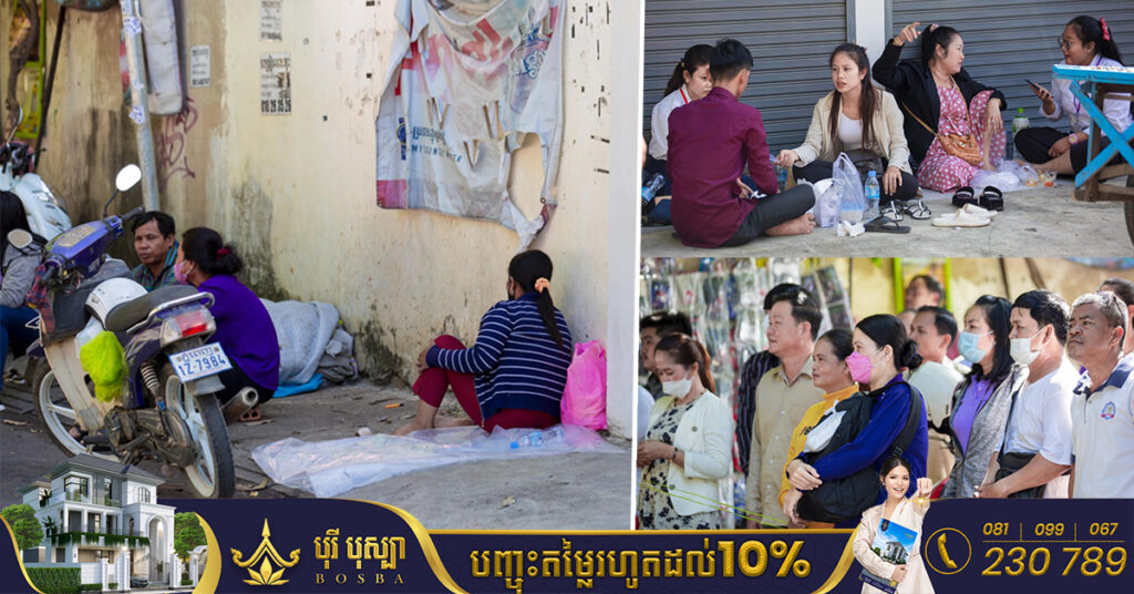 ទឹកចិត្តឪពុកម្តាយ សុខចិត្តមកឈរចាំទទួលកូនចេញពីប្រឡងមុខ​មណ្ឌល​ប្រឡង​វិទ្យាល័យ​ព្រះយុគន្ធរ