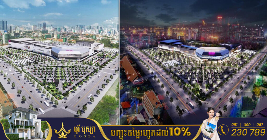 ផ្សារទំនើប Aeon mall ទី៣ ស្ថិតនៅផ្លូវ៦០ម៉ែត្រ ដែលធំជាងគេនៅកម្ពុជា នឹងបើកដំណើរការសាកល្បងជាផ្លូវការ នៅពាក់កណ្តាលខែនេះ