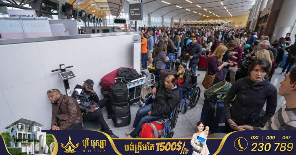 អ្នកធ្វើដំណើររាប់ម៉ឺននាក់បានជាប់គាំងនៅអាកាសយានដ្ឋានហ្វីលីពីន ដោយសារដាច់ចរន្តអគ្គិសនី