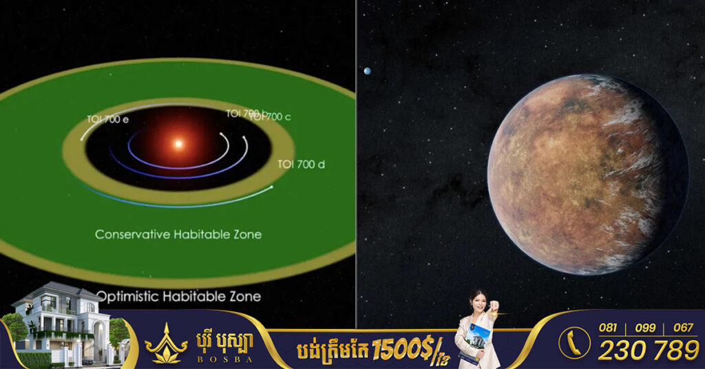 អង្គការណាសា ប្រកាសពីការរកឃើញភពថ្មីមួយហៅថា TOI 700 e ដែលមានទំហំជិតប៉ុនផែនដី និងអាចទ្រទ្រង់ជីវិតបាន
