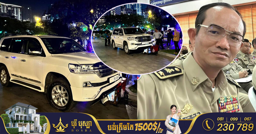 មន្រ្តីនគរបាលផ្កាយ២ម្នាក់ បើករថយន្តទំនងស្រវឹងខ្លាំង ជ្រុលចង្កូតឡើងលើសួនច្បារវិមានឯករាជ្យ បណ្តាលឲ្យប្រជាពលរដ្ឋដែលកំពុងហាត់ប្រាណ និងអង្គុយលេងលើសួនរត់ព្រោងព្រាត