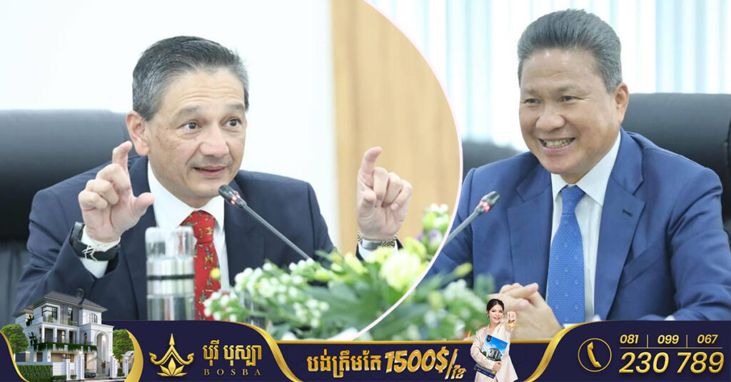 ជំនួបជាមួយទេសរដ្ឋមន្ត្រី ស៊ុន ចាន់ថុល, តំណាងក្រុមហ៊ុន Minconsult Sdn Bhd ប្តេជ្ញាខិតខំប្រឹងប្រែងឱ្យអស់ពីសមត្ថភាព ដើម្បីជំរុញការអភិវឌ្ឍហេដ្ឋារចនាសម្ព័ន្ធកម្ពុជា