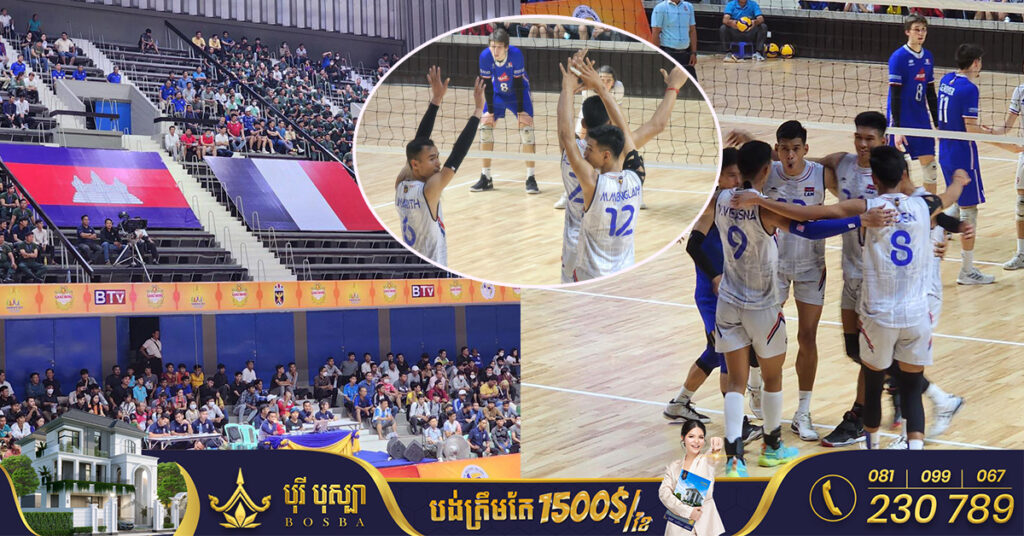 សម្ដេចតេជោ ហ៊ុន សែន អបអរសាទរ និងកោតសរសេីរដល់ ក្រុមកីឡាករកម្ពុជា ដែលទទួលជ័យជំនះក្នុងការប្រកួតកីឡាបាល់ទះមិត្តភាពអន្តរជាតិកម្ពុជា-បារាំង