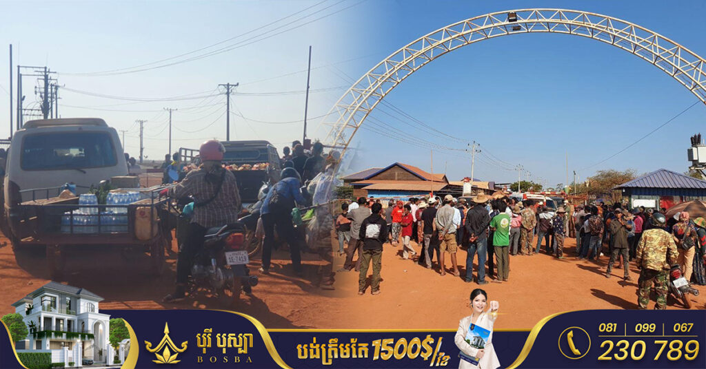 ប្រជាពលរដ្ឋប្រមាណ៧០០គ្រួសារចេញតវ៉ា ក្រោយក្រុមហ៊ុន «ថាកូអាគ្រី» បិទផ្លូវមិនឲ្យដឹកកសិផល និងកូនសិស្សមិនអាចទៅរៀនបាន, អាជ្ញាធរចុះដោះស្រាយ និងឲ្យបើកជាបណ្តោះអាសន្ន លើកលែងតែរថយន្តធុនធំ