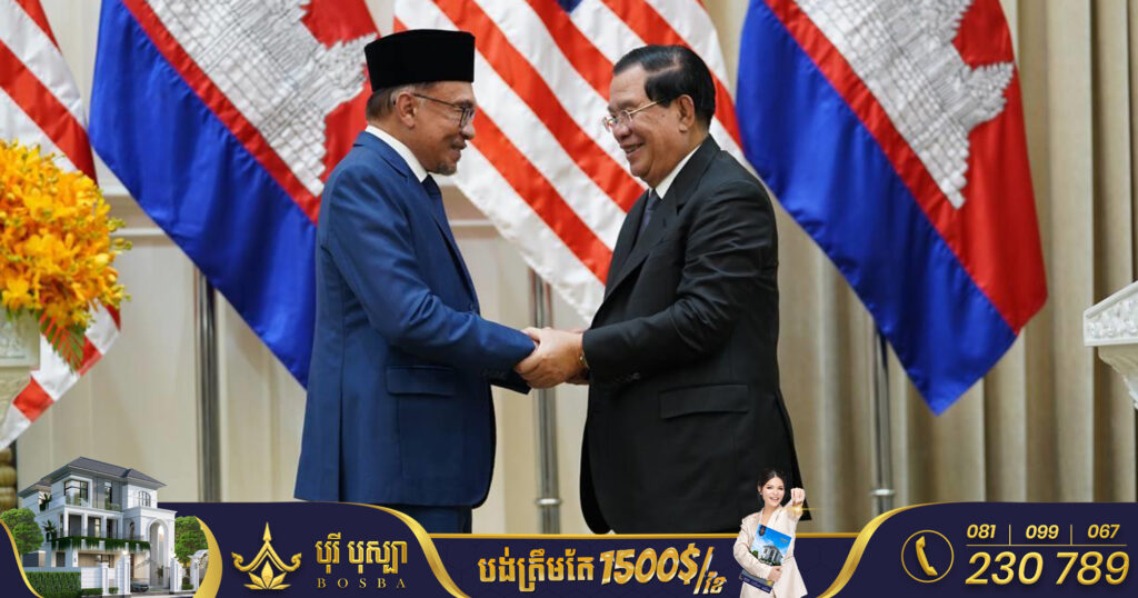 សម្តេចតេជោ ហ៊ុន សែន ស្នើសុំនាយករដ្ឋមន្ត្រីម៉ាឡេសុី ឱ្យបន្តលើកកម្ពស់ការការពារសិទ្ធពលករខ្មែរ ដែលកំពុងធ្វើការនៅប្រទេសម៉ាឡេស៊ី