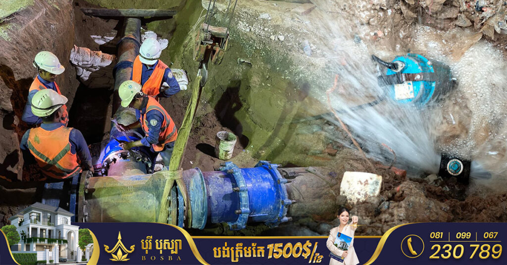 រដ្ឋាករទឹកស្វយ័តក្រុងភ្នំពេញ នឹងផ្អាកផ្គត់ផ្គង់ទឹកស្អាតរយៈពេលខ្លីនៅពេលយប់ នៅបណ្ដាខណ្ឌមួយចំនួន ក្នុងរាជធានីភ្នំពេញ