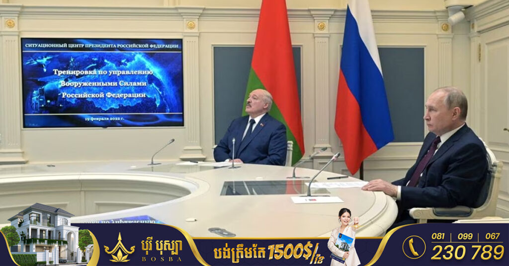 លោក ពូទីន ប្រកាសថា នឹងដាក់ពង្រាយអាវុធនុយក្លេអ៊ែររបស់រុស្ស៉ី នៅក្នុងប្រទេសបេឡារុស