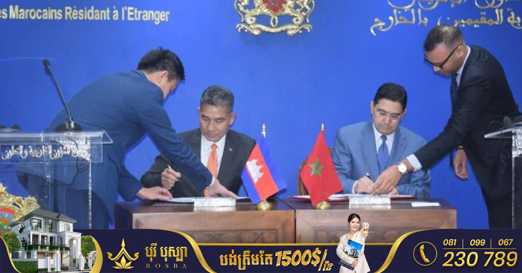 កម្ពុជាចុះកិច្ចព្រមព្រៀងសេវាកម្មដឹកជញ្ជូន តាមផ្លូវអាកាសជាមួយម៉ារ៉ុក