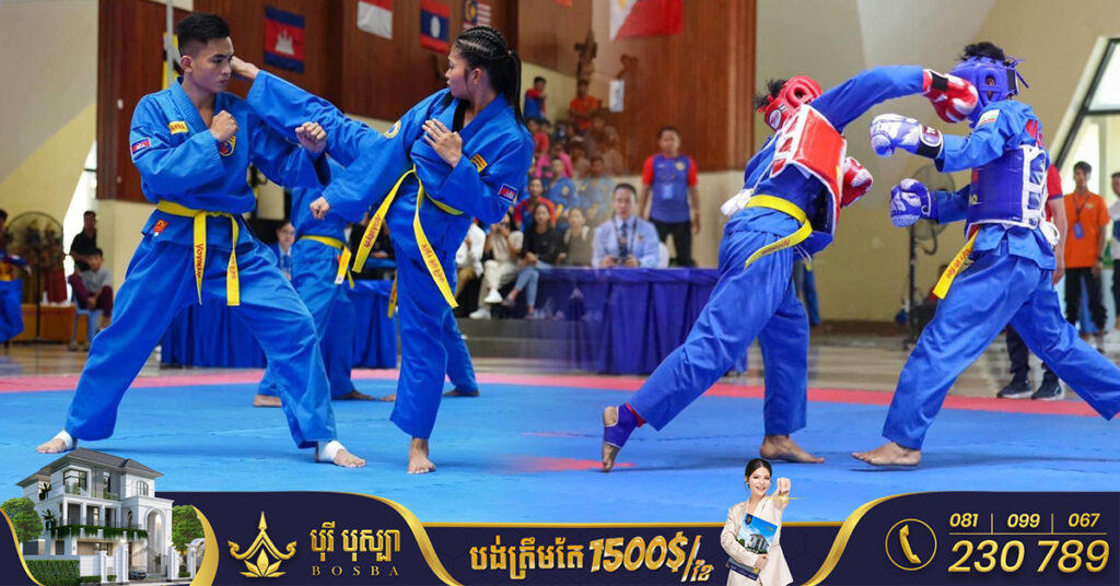 សញ្ញាណល្អ! កម្ពុជា ដណ្ដើមបានមេដាយច្រើនជាងគេក្នុងការប្រកួតកីឡាវ៉ូវីណាមជើងឯកអាស៊ាន លើកទី៦