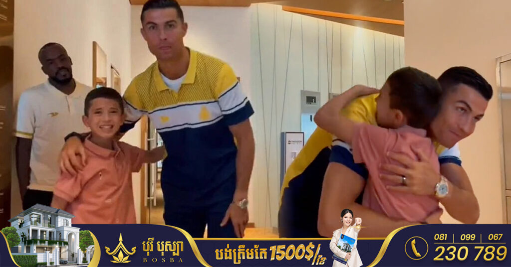 កុមារាម្នាក់ដែលមានសំណាងរួចផុតជីវិតពីគ្រោះរញ្ជួយដីនៅស៊ីរីបានសម្រេចក្តីសុបិន្តក្នុងជីវិតមួយបន្ថែមទៀតគឺបានជួបផ្ទាល់ជាមួយ Cristiano Ronaldo