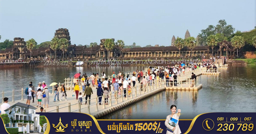 រដ្ឋមន្ត្រី ថោង ខុន៖ ​បុណ្យចូលឆ្នាំថ្មីថ្ងៃទី១ កម្ពុជាទទួលបានភ្ញៀវទេសចរជាង២លាននាក់