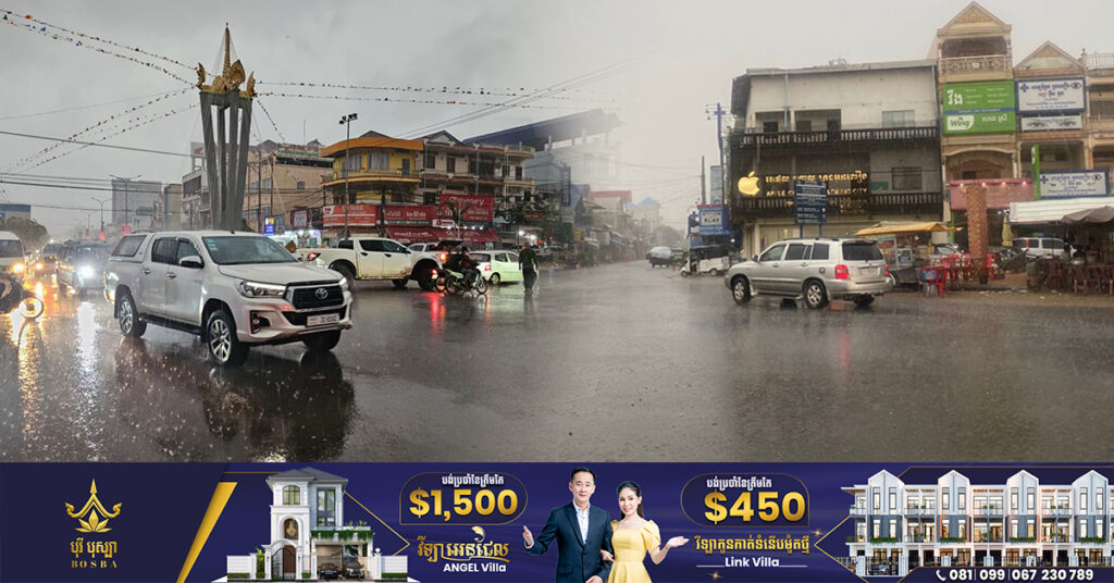 ក្រសួងធនធានទឹក ជូនដំណឹងពីស្ថានភាពធាតុអាកាសចាប់ពីថ្ងៃនេះ ដល់ថ្ងៃទី២៥ ខែកក្កដា, អាចមានភ្លៀងធ្លាក់ពីតិចទៅបង្គួរ លាយឡំផ្គរ រន្ទះ និងខ្យល់កន្ត្រាក់