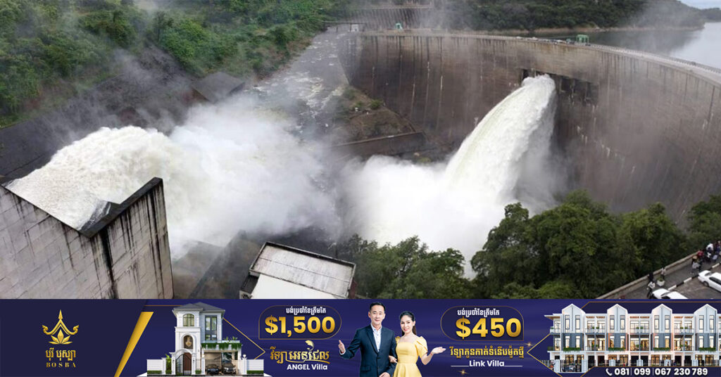 នៅព្រឹកនេះ ទំនប់វារីអគ្គិសនីកំចាយ ខេត្តកំពត នឹងបើកទ្វារទឹកចំនួន១ មានកម្ពស់ ២ម៉ែត្រ ដើម្បីរំដោះទឹកចេញពីទំនប់