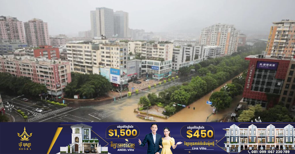 ព្យុះទីហ្វុង Doksuri ទៅដល់ប្រទេសចិន ក្រោយបោកបក់កាត់កោះតៃវ៉ាន់និងហ្វីលីពីន