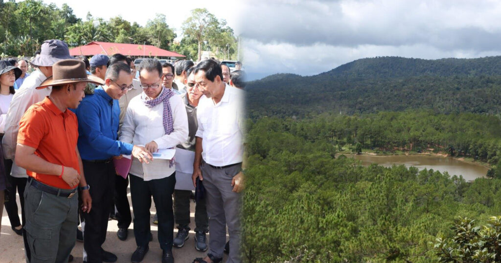 រដ្ឋមន្ត្រី អ៊ាង សុផល្លែត ចុះពង្រឹងការគ្រប់គ្រងធនធានធម្មជាតិ និងបរិស្ថាន នៅឧទ្យានជាតិព្រះសុរាម្រិតកុសុមៈគិរីរម្យ