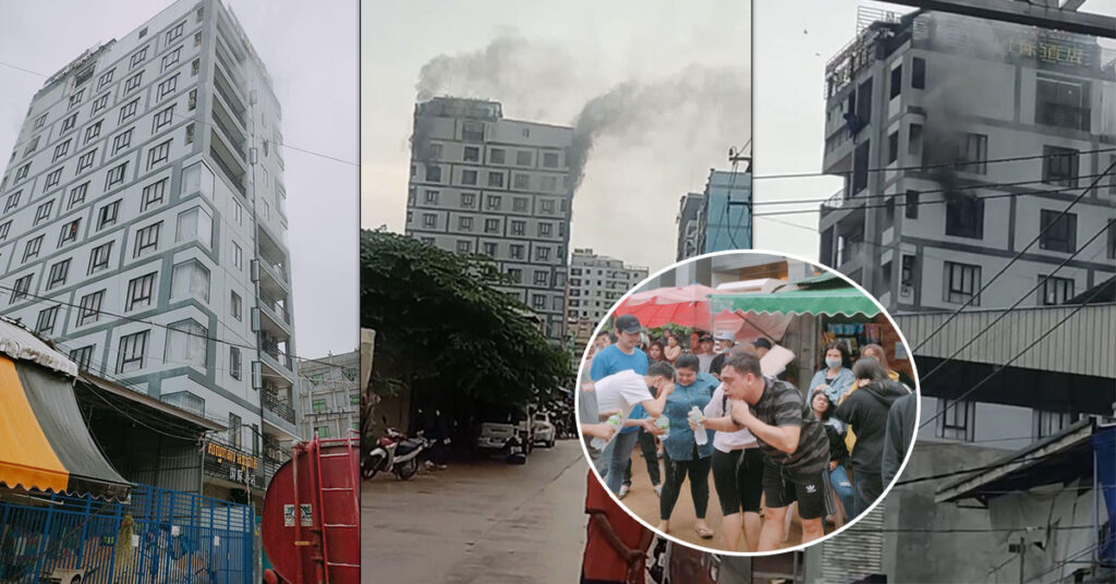 អគ្គិភ័យឆេះអគារស្នាក់នៅមួយកន្លែង ក្រុងប៉ោយប៉ែត បណ្ដាលឲ្យជនបរទេស៤នាក់រងរបួស