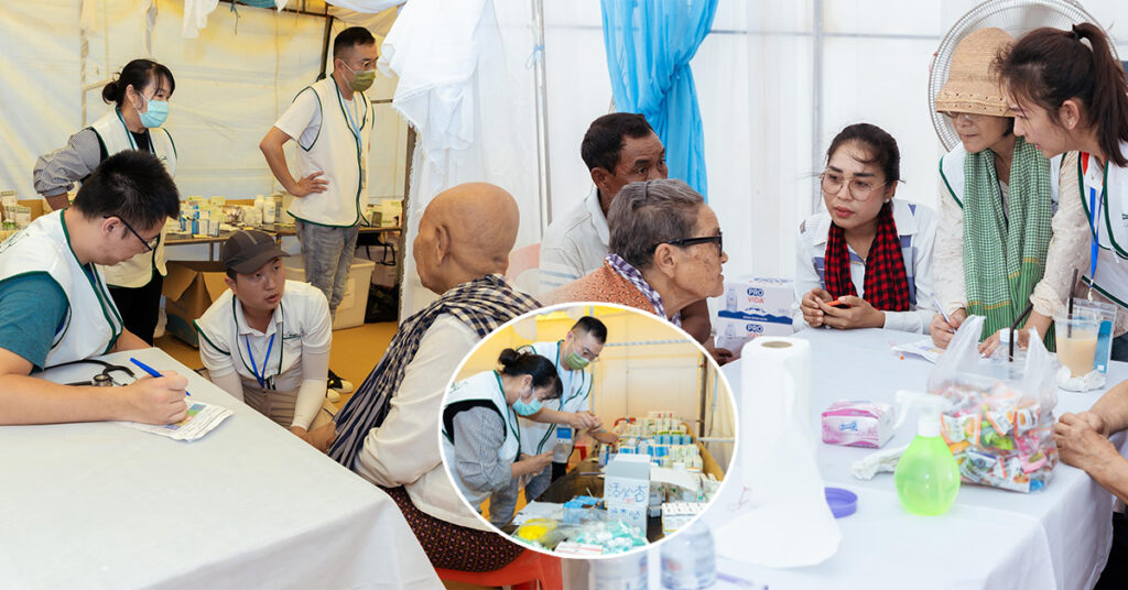 មូលនិធិ អ៉ឹង ហ្វោនដេហ្ស៊ិន រៀបចំកម្មវិធីមនុស្សធម៌ ពិនិត្យនិងព្យាបាលជំងឺដោយឥតគិតថ្លៃ ជូនពលរដ្ឋជាង ៣.៦០០នាក់ នៅស្រុកកំពង់លែង ខេត្តកំពង់ឆ្នាំង