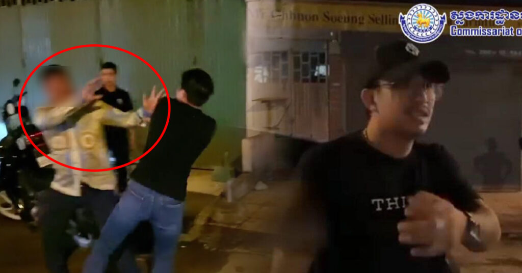 ស្នងការរាជធានីភ្នំពេញ បំភ្លឺករណីគ្រោះថ្នាក់ចរាចរណ៍បង្កជាហិង្សារវាងមន្ត្រីនគរបាលម្នាក់ និងបុរសជាម្ចាស់រថយន្ត នៅចំណុចផ្លូវបំបែកជាបួន ក្នុងសង្កាត់ផ្សារដើមថ្កូវ