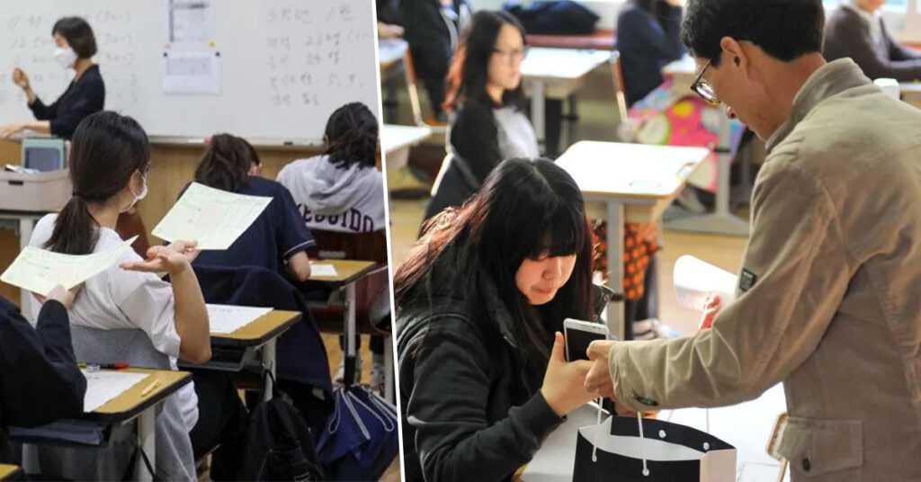 កូរ៉េខាងត្បូងផ្តល់សិទ្ធឲ្យគ្រូអាចដកហូតទូរស័ព្ទពីសិស្ស ឬដកសិស្សមិនខំរៀនចេញពីថ្នាក់បានដើម្បីកុំឲ្យរំខានដល់សិស្សផ្សេងទៀត